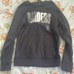 New era nfl raiders official combine training hoodie size adult small